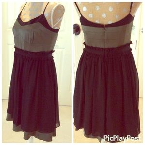 BCBG Generation sz 8 Black & green Party dress